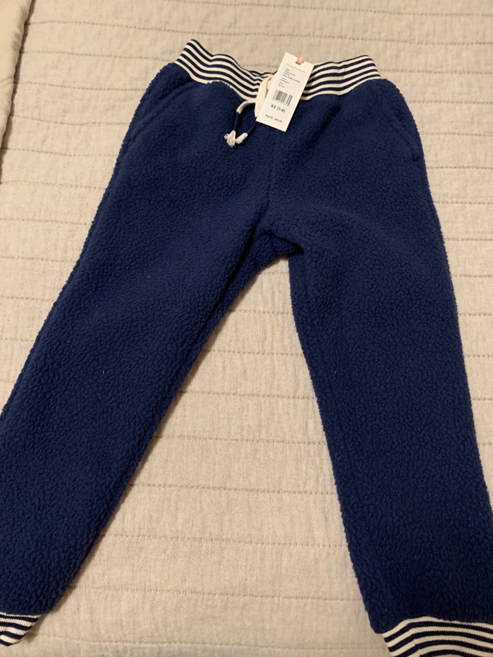 Little Girls Sherpa joggers